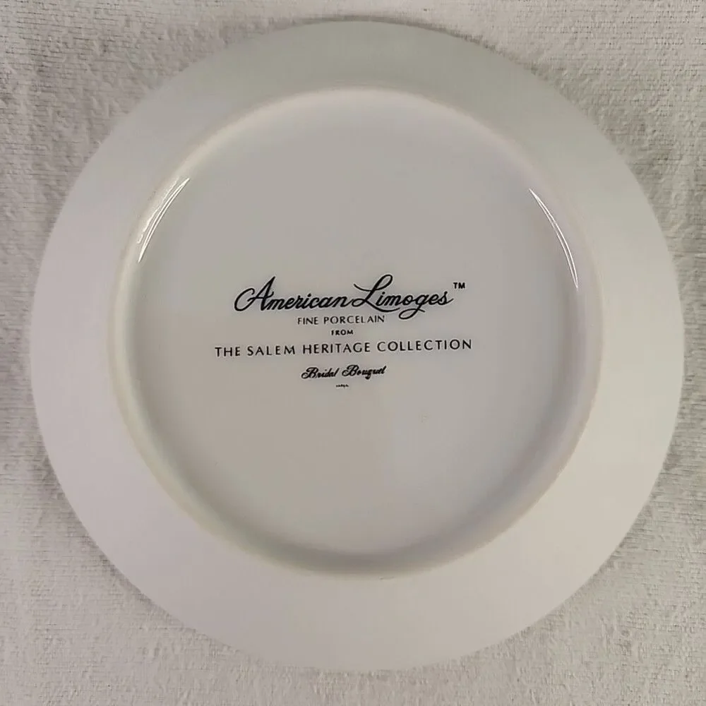 China American Limoges Salem Heritage BRIDAL BOUQUET Dinnerware Vintage